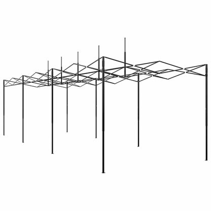 Gewächshaus mit Dach Grün 290 x 870 x 315 cm Stahl