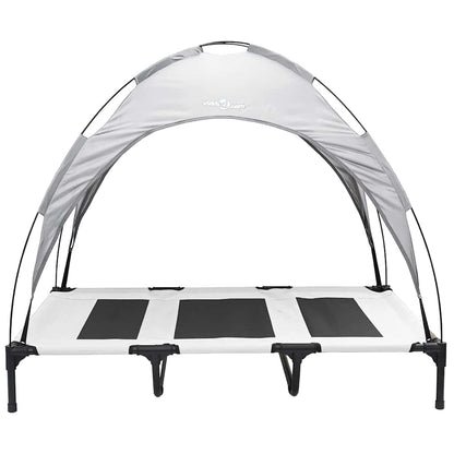 Hundebett Silber Grau xl Stahl
