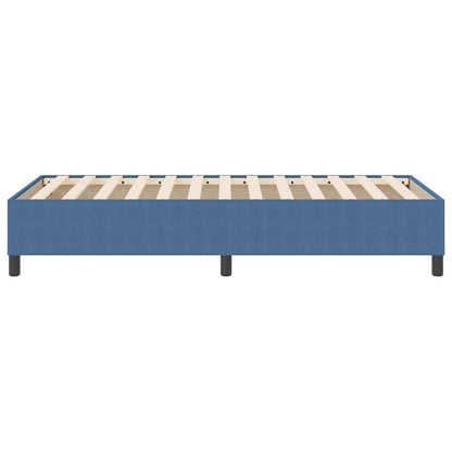 Boxspringbett Blau 80 x 200 cm Cordstoff