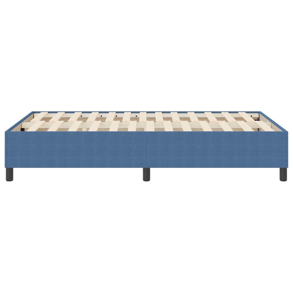 Boxspringbett Blau 120 x 190 cm Cordstoff