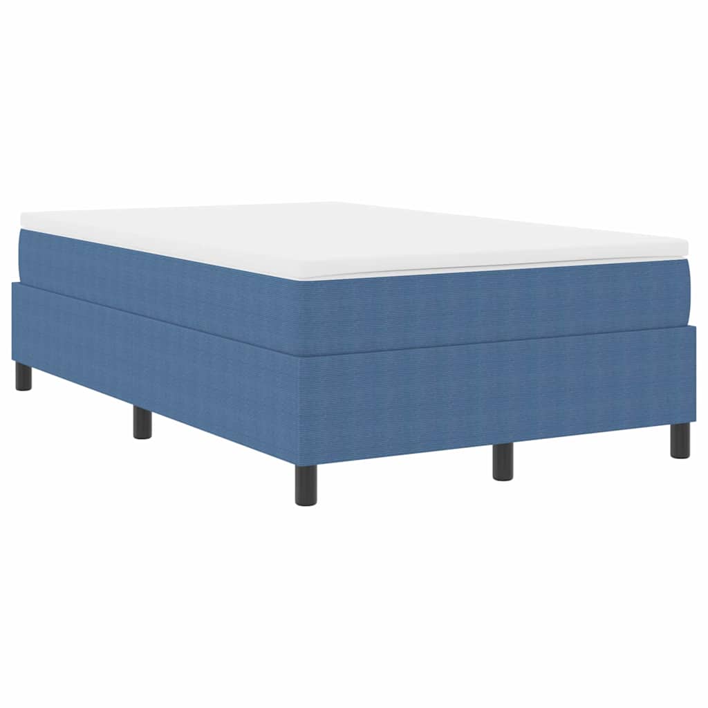 Boxspringbett Blau 120 x 200 cm Cordstoff