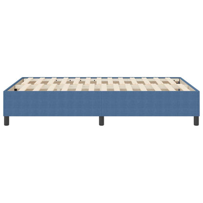 Boxspringbett Blau 120 x 200 cm Cordstoff