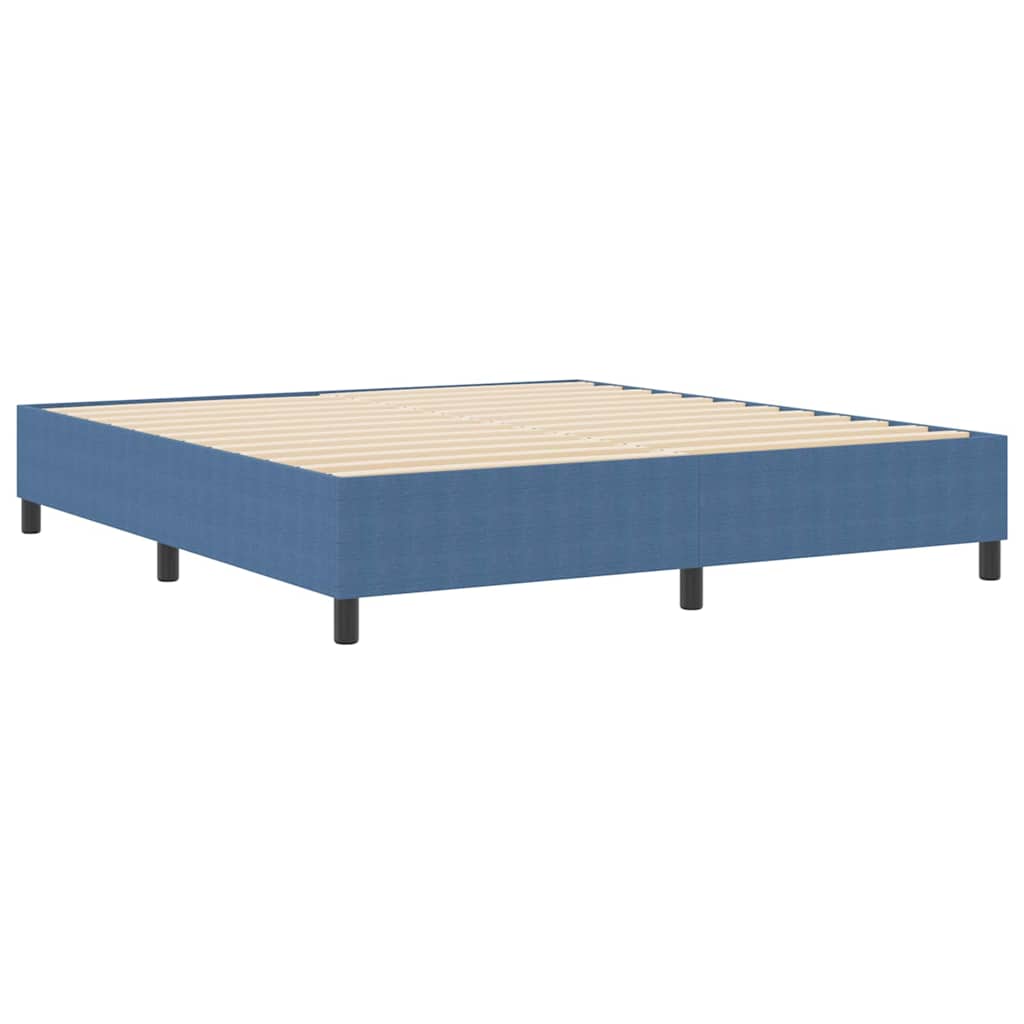Boxspringbett Blau 180 x 200 cm Cordstoff