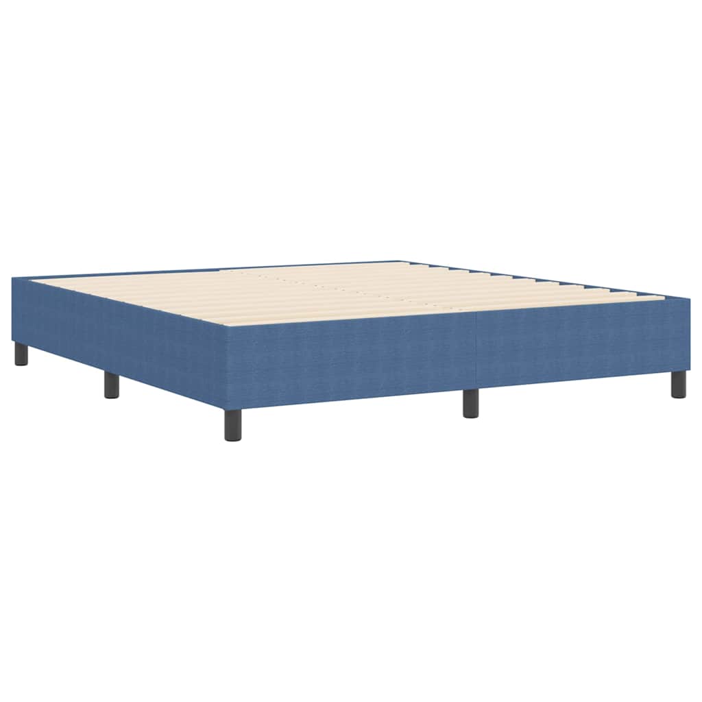 Boxspringbett Blau 180 x 200 cm Cordstoff