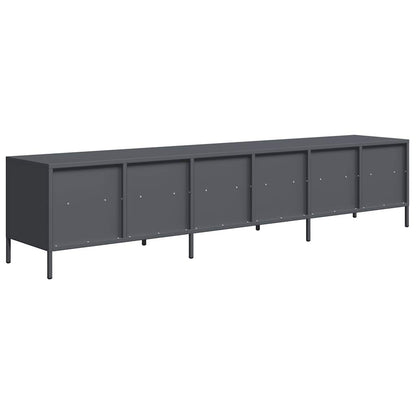TV-Schrank Anthrazit 202x39x43,5 cm Kaltgewalzter Stahl