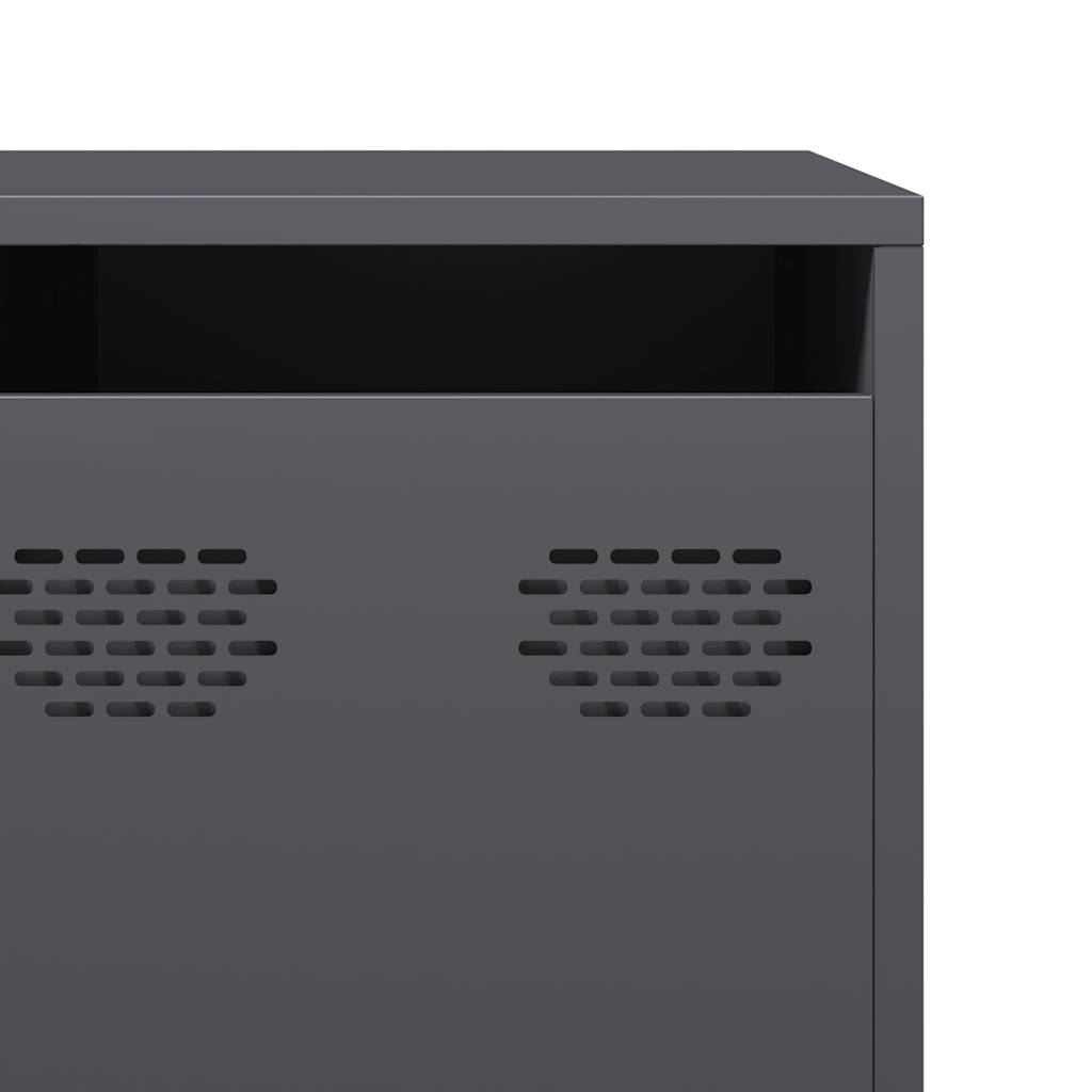 TV-Schrank Anthrazit 202x39x43,5 cm Kaltgewalzter Stahl