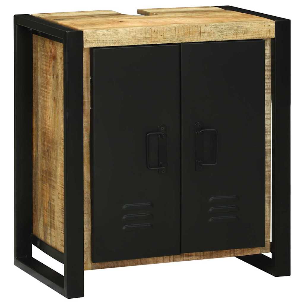 Badezimmermöbel-Set 4 pcs Braun Massives upgecyceltes Holz