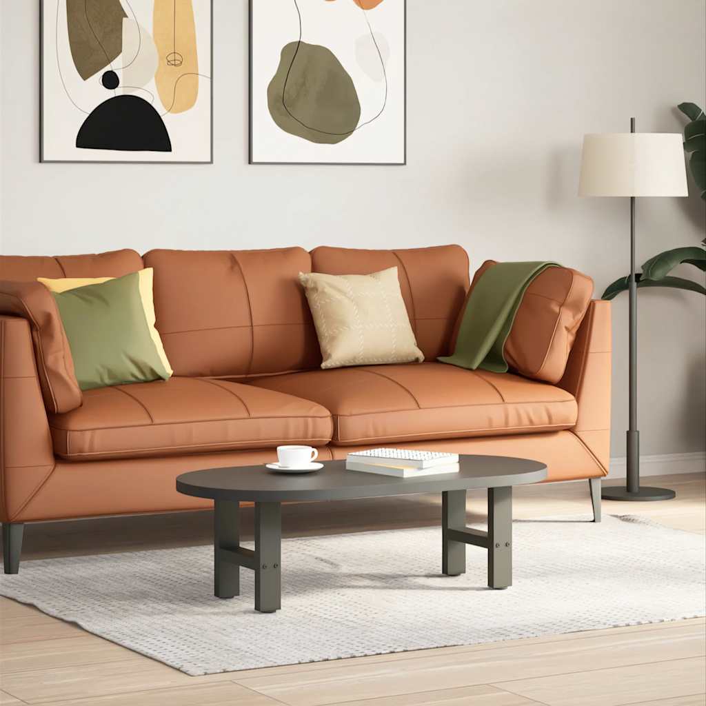 Couchtischbeine Anthrazit 2 Stk. 30×30 cm Stahl