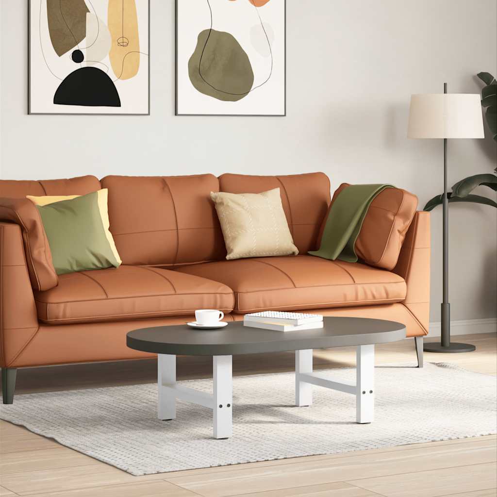 Couchtischbeine Weiß 2 Stk. 30×50 cm Stahl