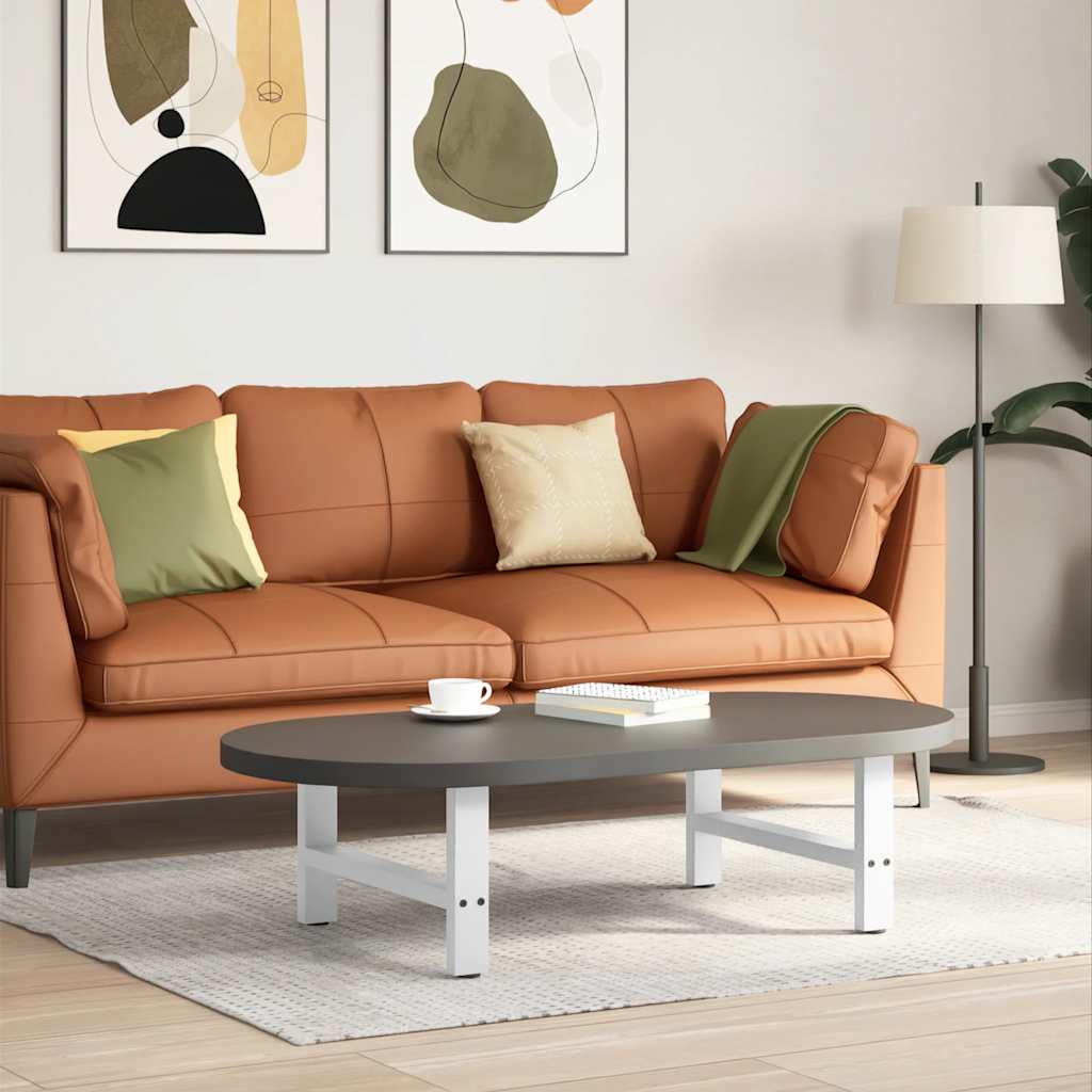 Couchtischbeine Weiß 2 Stk. 30×60 cm Stahl