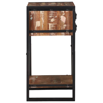 Beistelltisch Mehrfarbig 40 x 40 x 80 cm Massives Altholz