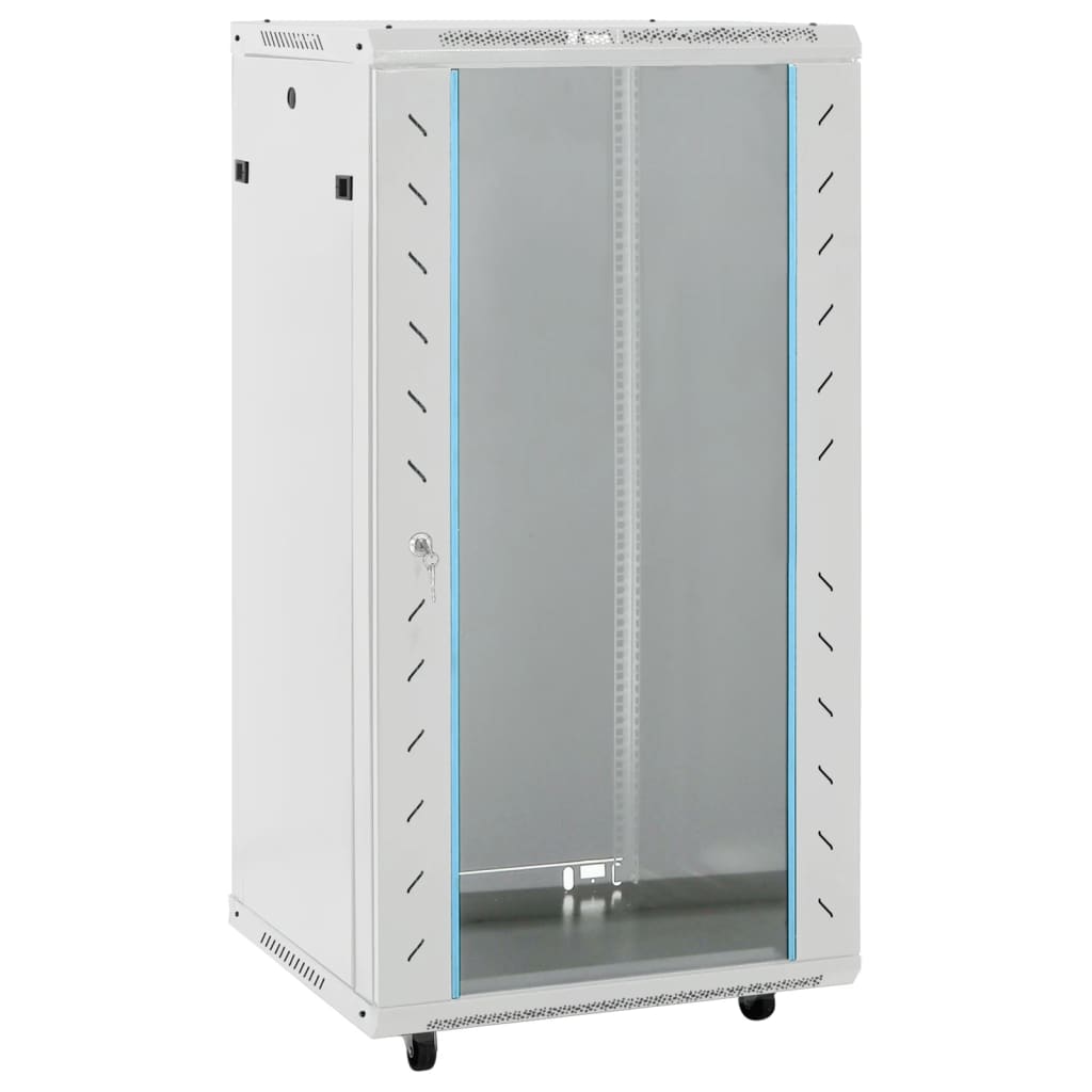 22U Netzwerkschrank 19" IP20 Grau 60x60x120 cm