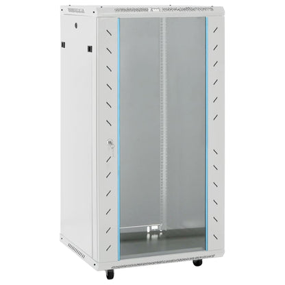 22U Netzwerkschrank 19" IP20 Grau 60x60x120 cm