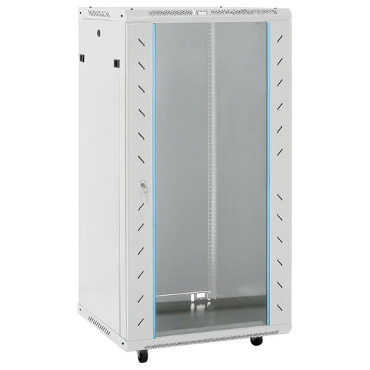 22U Netzwerkschrank 19" IP20 Grau 60x60x120 cm