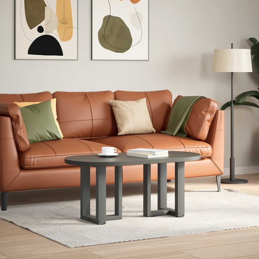 Couchtischbeine T-Form 2 Stk. Anthrazit 28x25x(42-43) cm Stahl