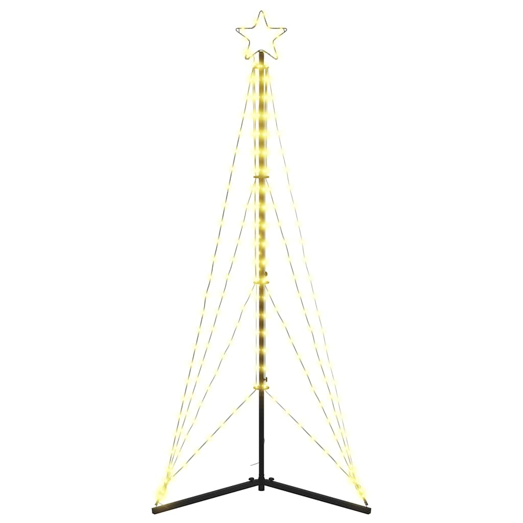 Weihnachtsbaum-Beleuchtung 363 LEDs Warmweiß 182 cm