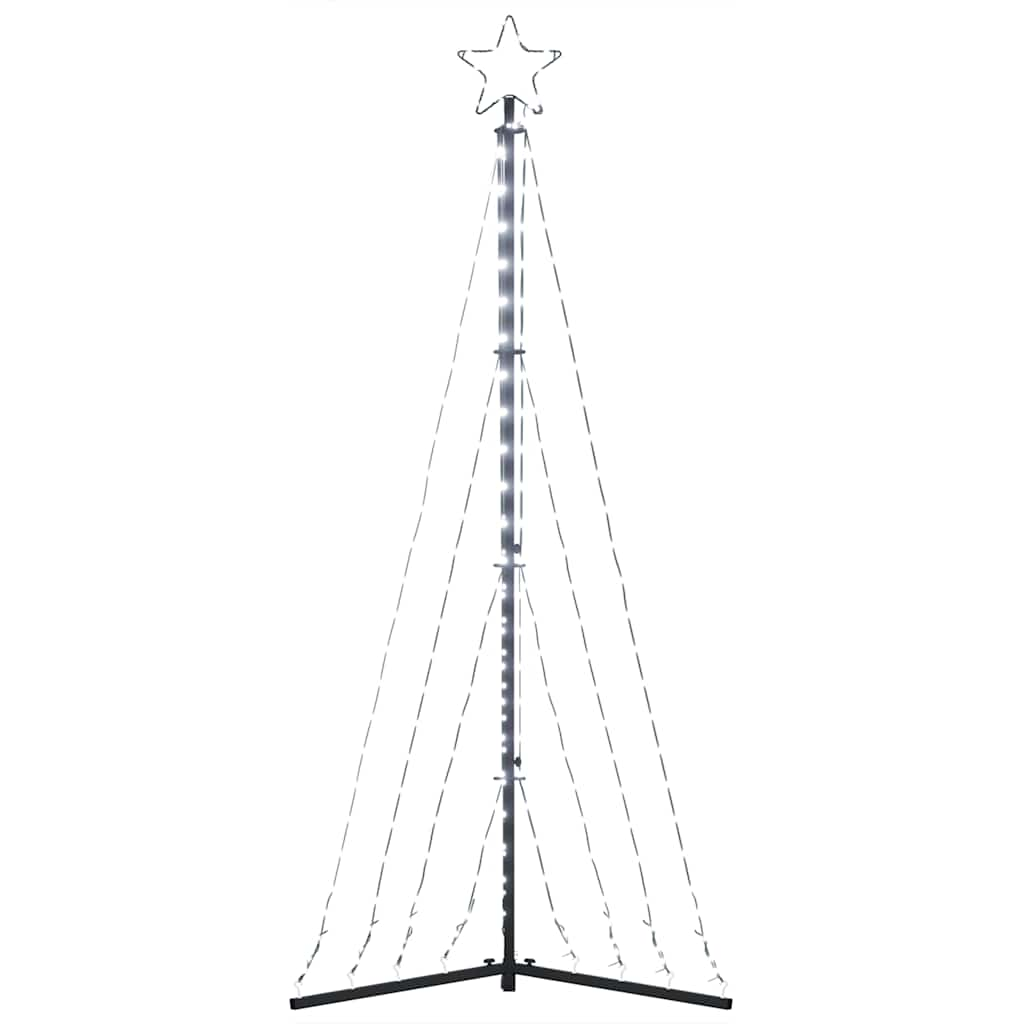 Weihnachtsbaum-Beleuchtung 339 LEDs Kaltweiß 182 cm