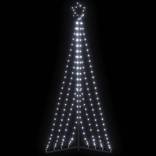 Weihnachtsbaum-Beleuchtung 339 LEDs Kaltweiß 182 cm