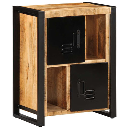 Sideboard 55x35x70 cm Raues Mangoholz