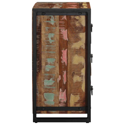 Schubladenschrank Mehrfarbig 50x35x70 cm Massivholz Altholz