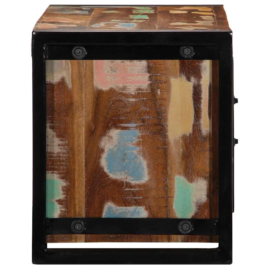 TV-Schrank 80x30x35 cm Massivholz Altholz