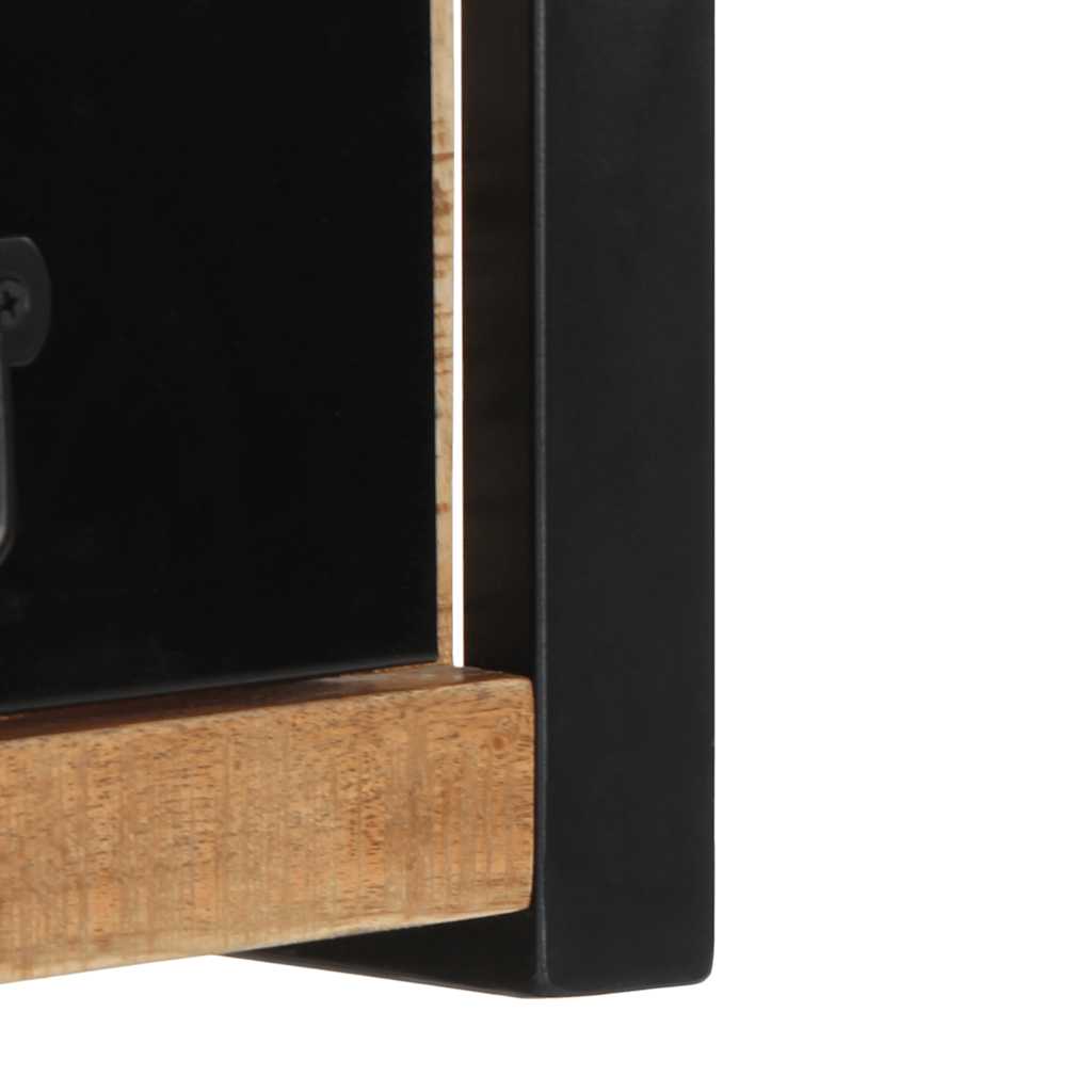 TV-Schrank 100x30x25 cm Raues Massivholz Mango