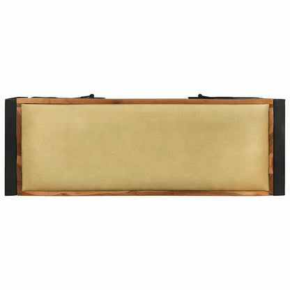 Bankschrank Mehrfarbig 100 x 35 x 50 cm Massivholz Altholz