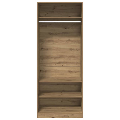 Kleiderschrank Artisan-Eiche 80x50x200 cm Holzwerkstoff