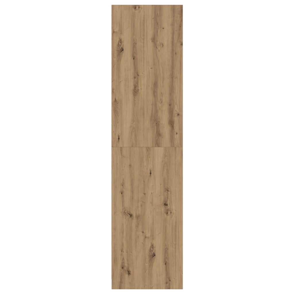Kleiderschrank Artisan-Eiche 80x50x200 cm Holzwerkstoff