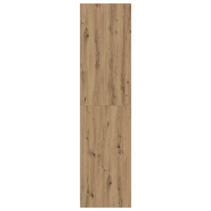 Kleiderschrank Artisan-Eiche 80x50x200 cm Holzwerkstoff