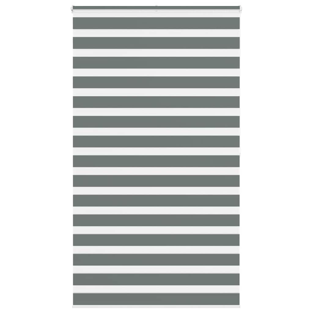 Zebrarollo Dunkelgrau 125x200 cm Stoffbreite 120,9 cm Polyester