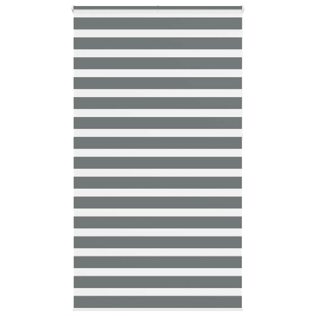 Zebrarollo Dunkelgrau 125x230 cm Stoffbreite 120,9 cm Polyester