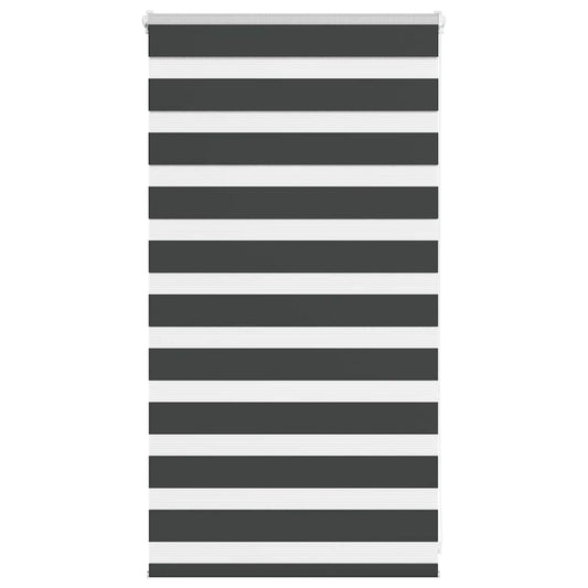 Zebrarollo Schwarz 80x100 cm Stoffbreite 75,9 cm Polyester