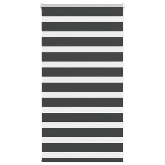 Zebrarollo Schwarz 90x100 cm Stoffbreite 85,9 cm Polyester