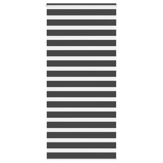 Zebrarollo Schwarz 95x230 cm Stoffbreite 90,9 cm Polyester