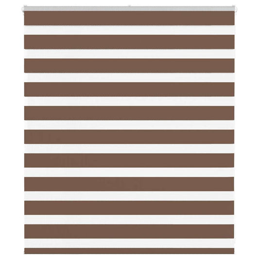 Zebrarollo Braun 135x100 cm Stoffbreite 130,9 cm Polyester