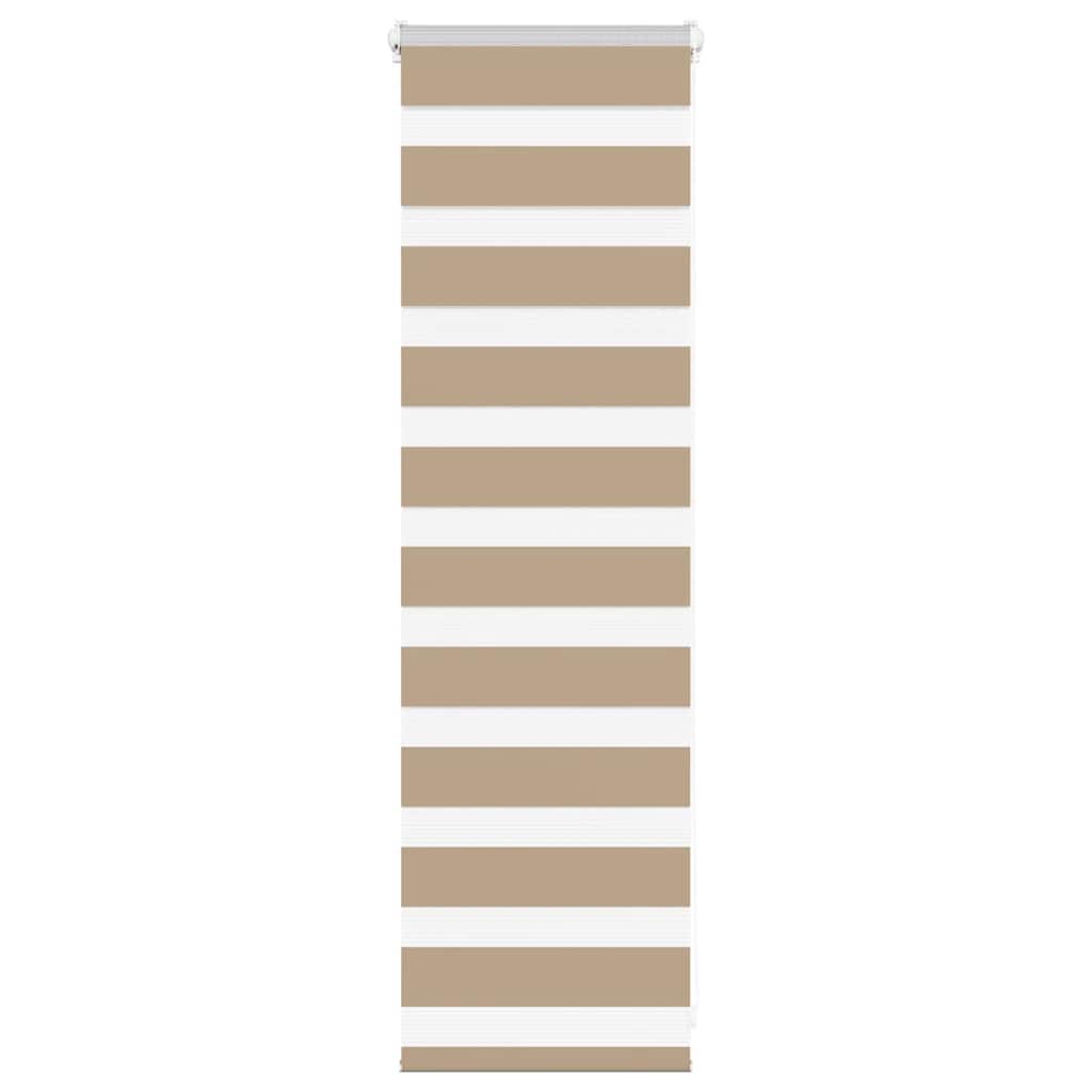 Zebrarollo Sandbraun 50x100 cm Stoffbreite 45,9 cm Polyester