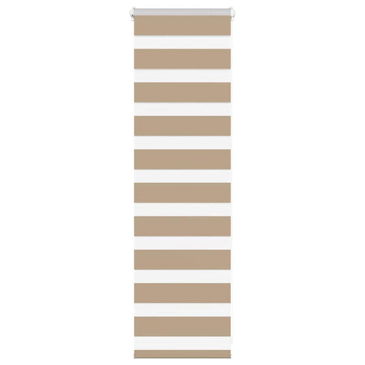 Zebrarollo Sandbraun 50x100 cm Stoffbreite 45,9 cm Polyester