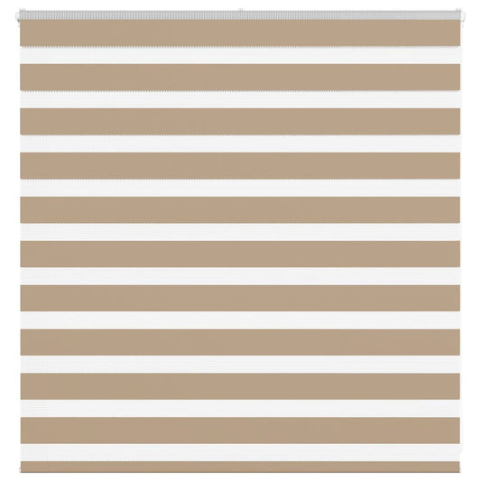 Zebrarollo Sandbraun 150x100 cm Stoffbreite 145,9 cm Polyester