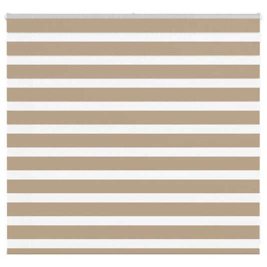 Zebrarollo Sandbraun 155x100 cm Stoffbreite 150,9 cm Polyester