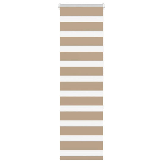 Zebrarollo Sandbraun 45x150 cm Stoffbreite 40,9 cm Polyester