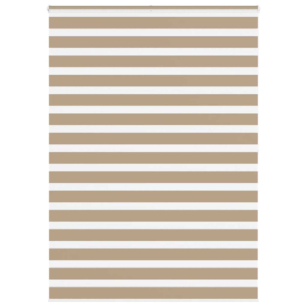 Zebrarollo Sandbraun 155x200 cm Stoffbreite 150,9 cm Polyester
