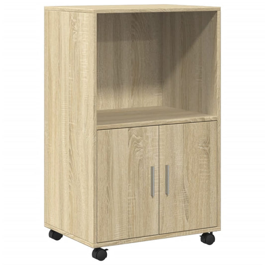 Rollschrank Sonoma-Eiche 55x40x91 cm Holzwerkstoff