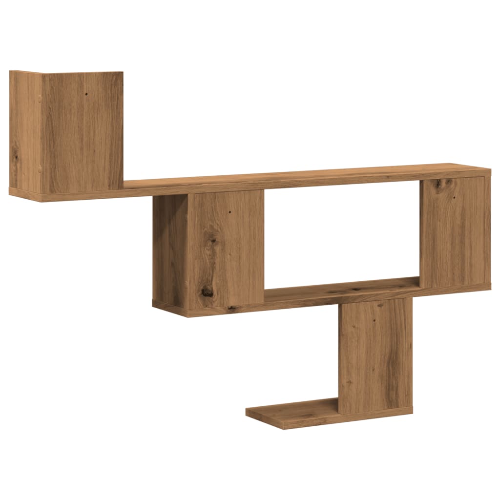 Wandregal Artisan-Eiche 100x15x70 cm Holzwerkstoff