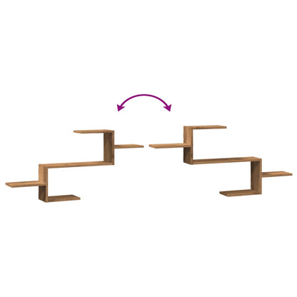 Wandregal Artisan-Eiche 104x15x49 cm Holzwerkstoff