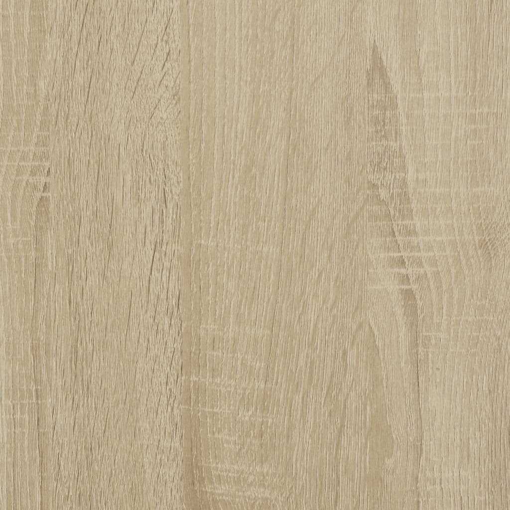 Wandregale 2 Stk. Sonoma-Eiche 50x12x50 cm Holzwerkstoff