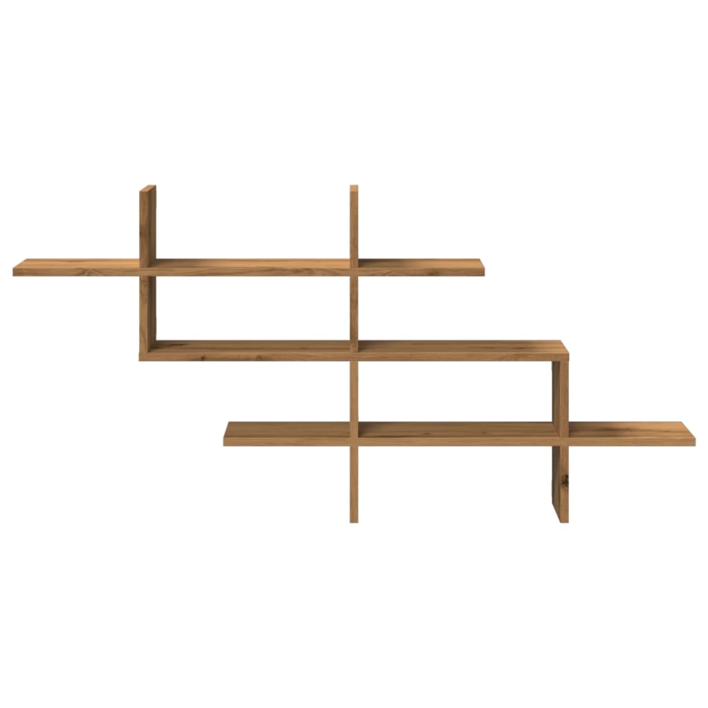 Wandregal Artisan-Eiche 124,5x18x60,5 cm Holzwerkstoff