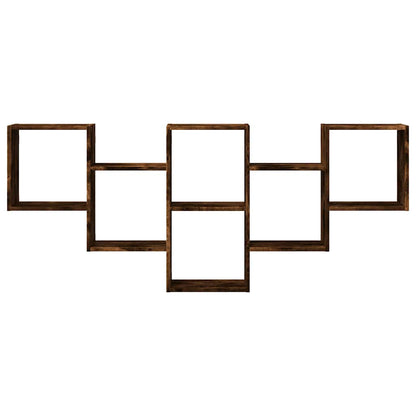 Wandregal Räuchereiche 159x18x66 cm Holzwerkstoff