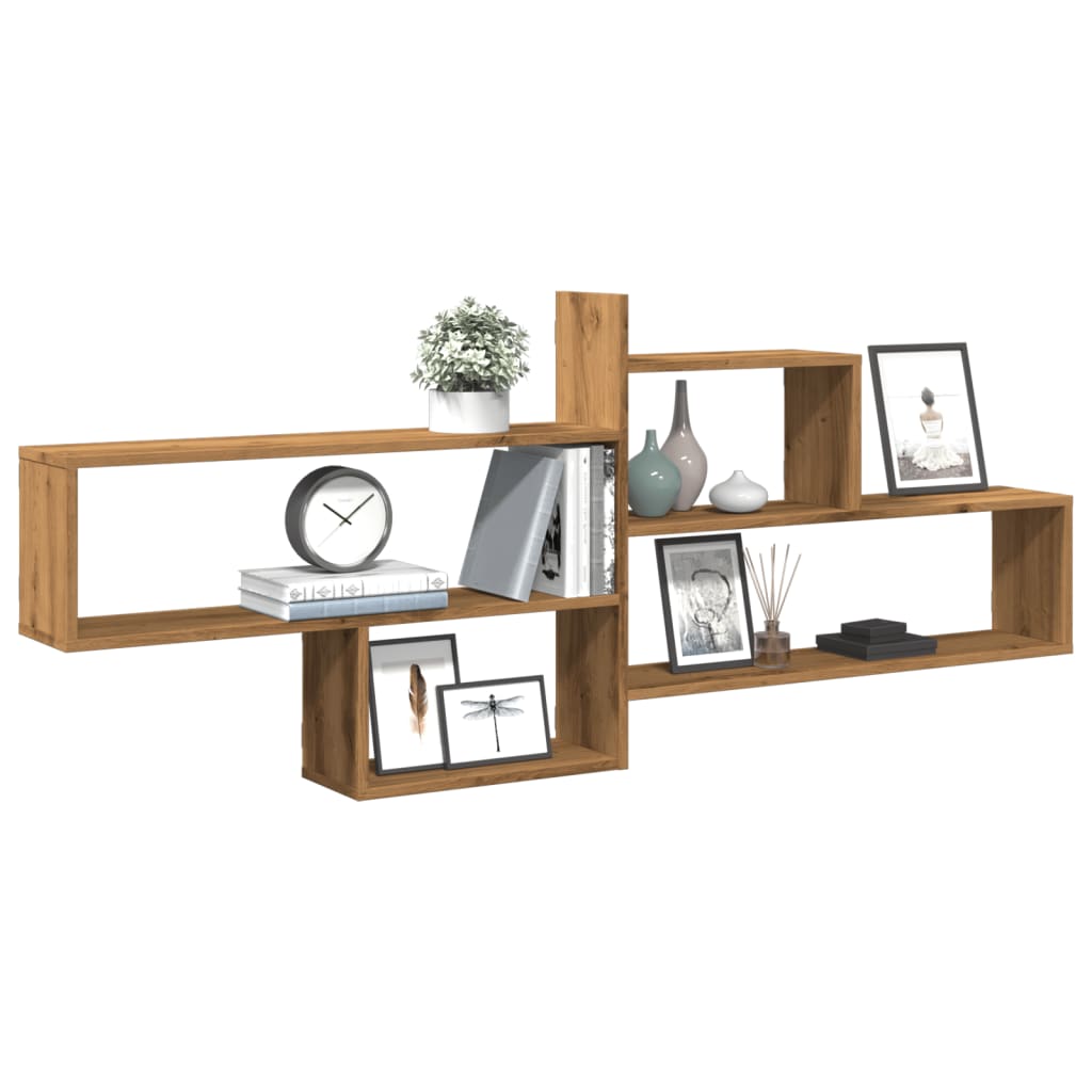 Wandregal Artisan-Eiche 167,5x18x68 cm Holzwerkstoff