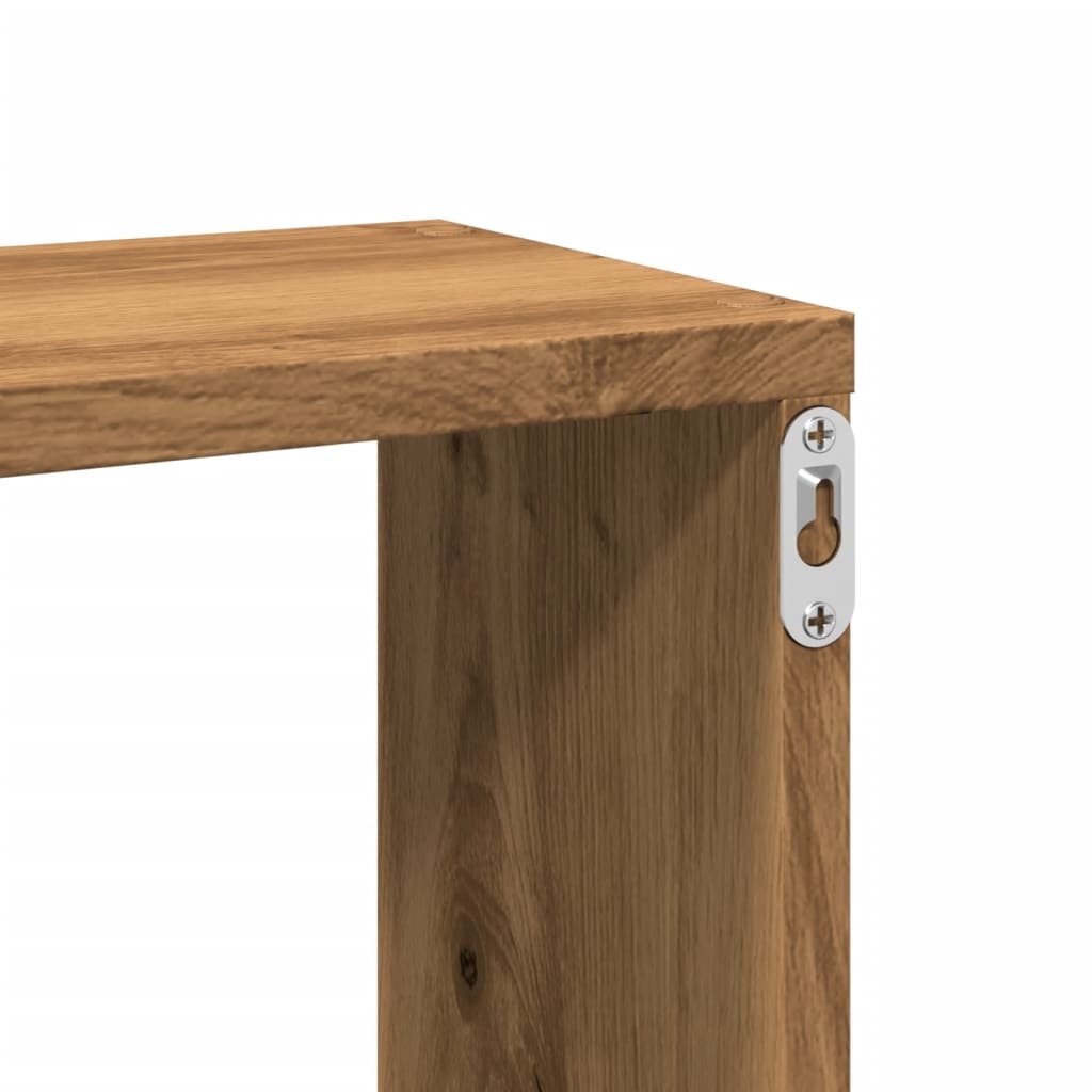 Wandregal Artisan-Eiche 167,5x18x68 cm Holzwerkstoff